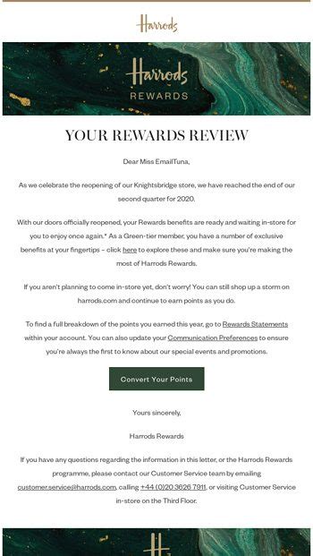 harrods rewards review.